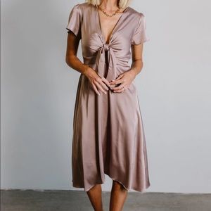 Baltic Born Poppy Satin MIDI Dress